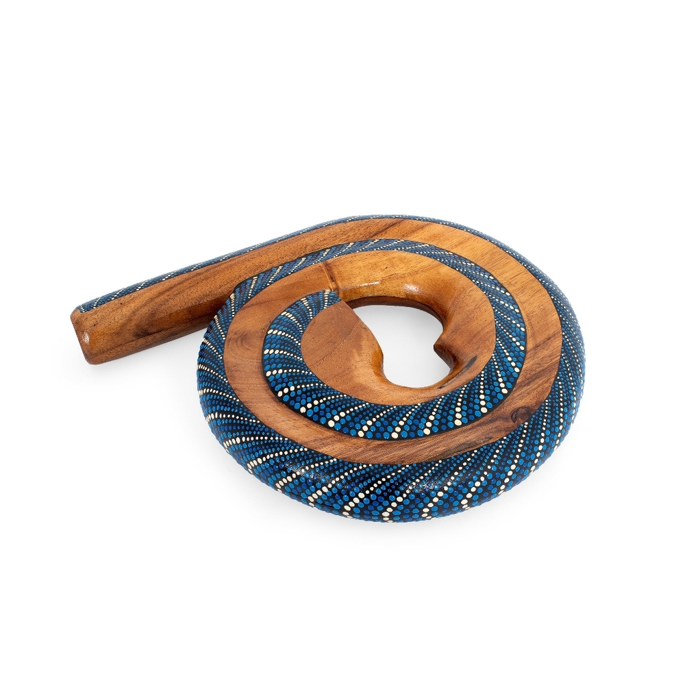 Wooden Spiral Didgeriedoo‎ Instrument